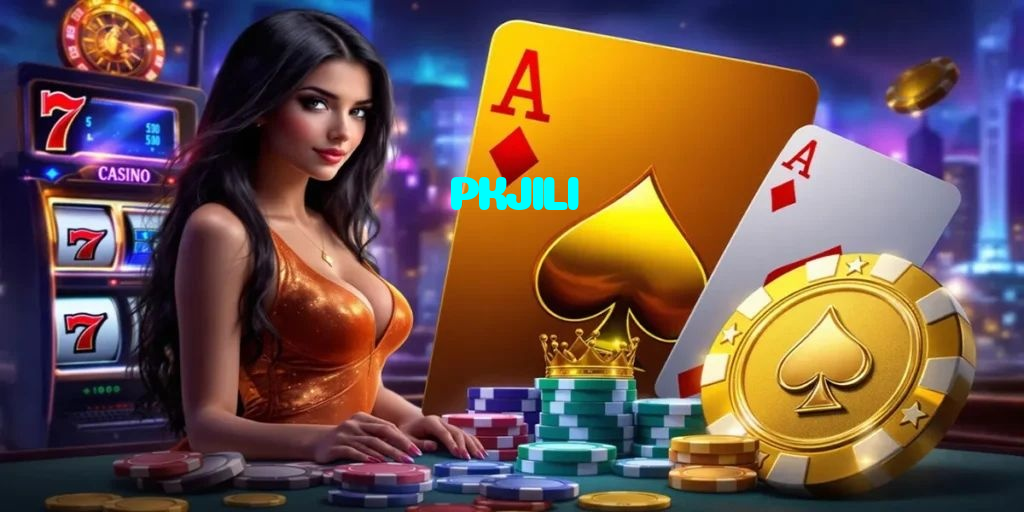 PKJILI casino presented on mobile device in Pakistan with slots and live games
